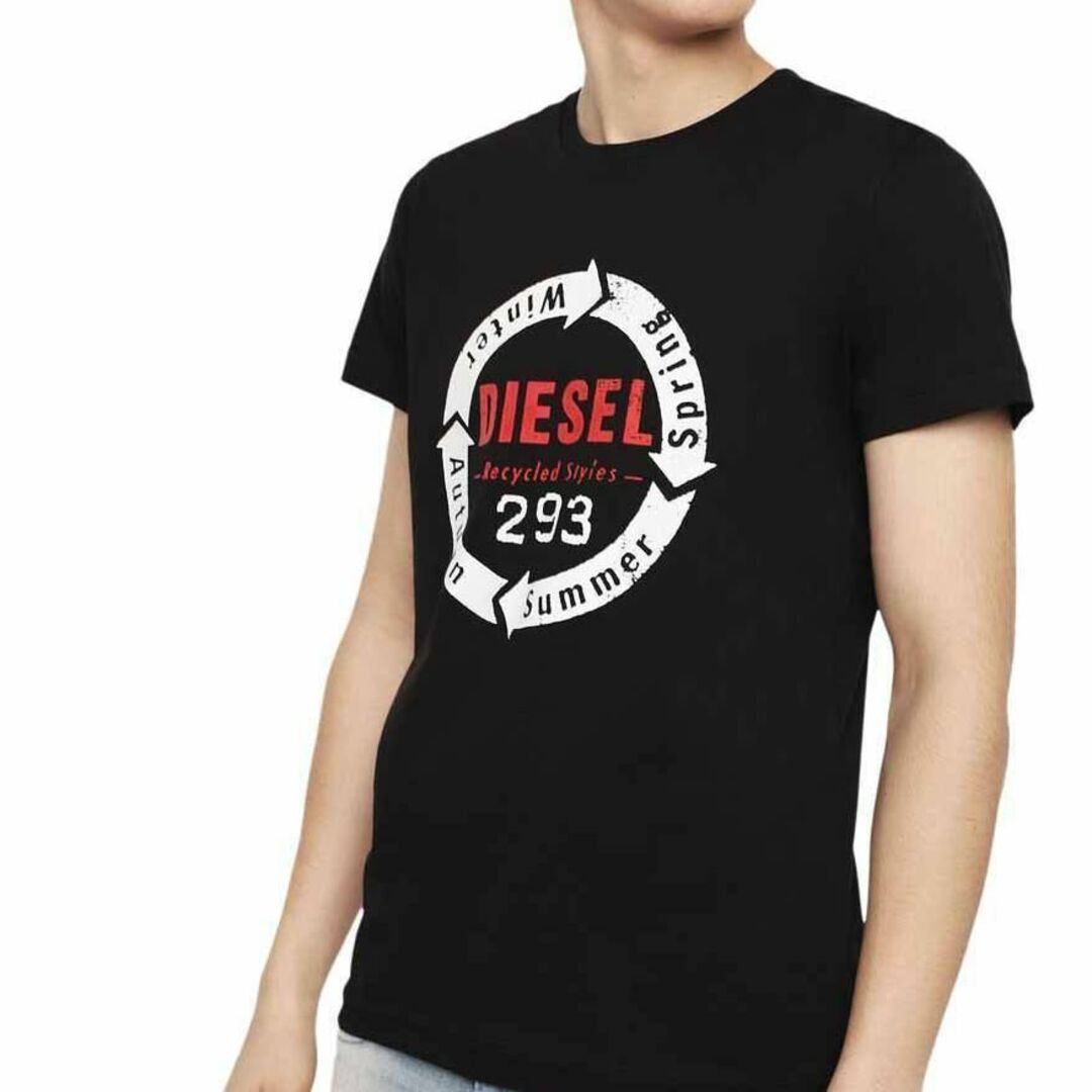 DIESEL(ディーゼル)のXL/新品 DIESEL ディーゼル ロゴ Tシャツ カットソー 黒 メンズのトップス(Tシャツ/カットソー(半袖/袖なし))の商品写真