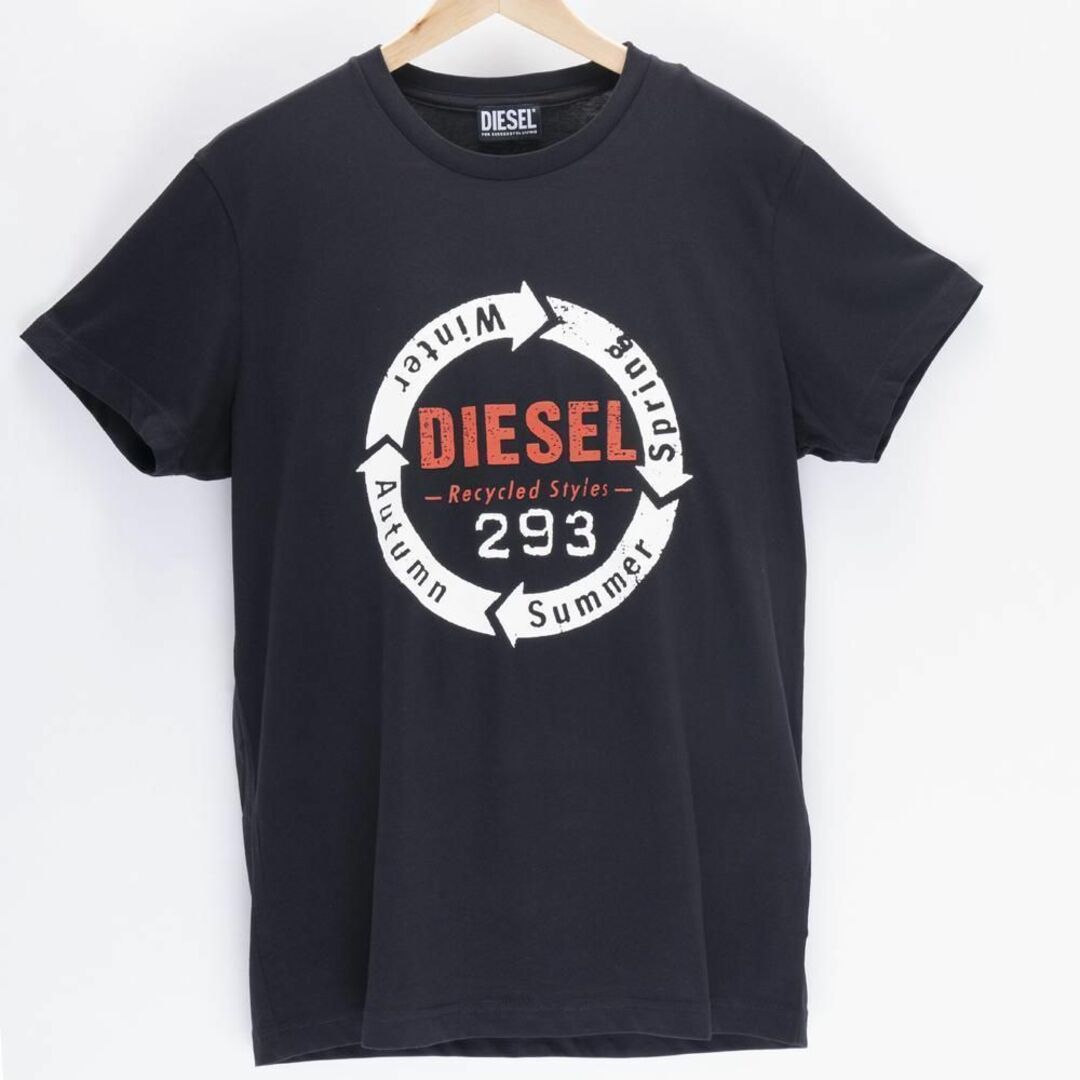 DIESEL(ディーゼル)のXL/新品 DIESEL ディーゼル ロゴ Tシャツ カットソー 黒 メンズのトップス(Tシャツ/カットソー(半袖/袖なし))の商品写真