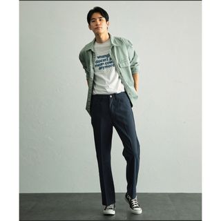 ラングラー(Wrangler)のWRANCHER/ランチャー センタープレス　スラックス フレアードレスパンツ(スラックス)