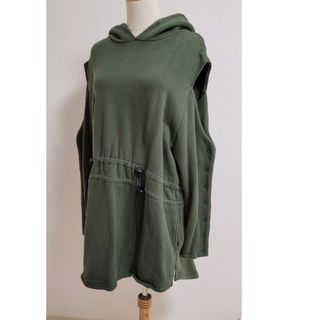 パメオポーズ(PAMEO POSE)のPAMEO POSE ARMOUR SLEEVE SWEAT HOODIE(トレーナー/スウェット)