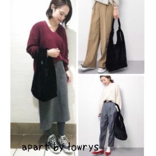 アパートバイローリーズ(apart by lowrys)の美品♡apart by lowrys  ベロアバッグ(ショルダーバッグ)