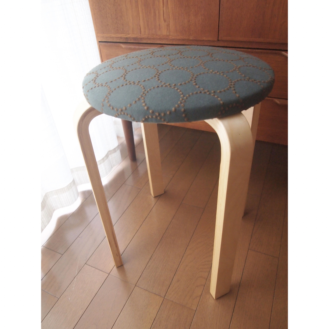 まるさん専用 ミナペルホネン ハンドメイド スツール タンバリン まるさん専用 ミナペルホネン ハンドメイド スツール タンバリン