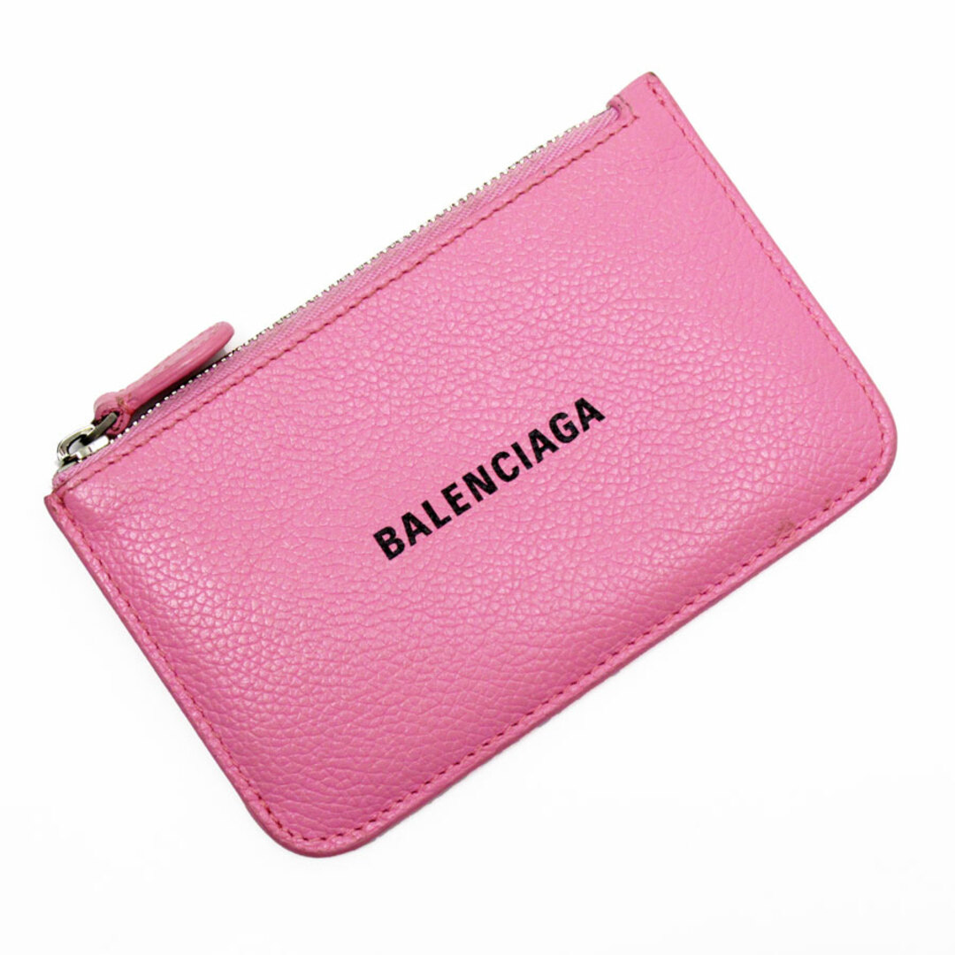 バレンシアガ BALENCIAGA コインケース レザー ピンク ユニセックス