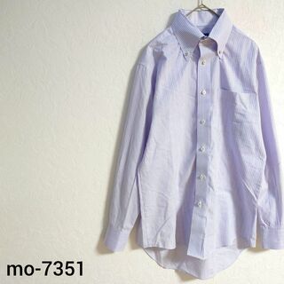 【リミテッドエディション】ボタンダウンシャツ ストライプ ビジネスシャツ7351(シャツ)