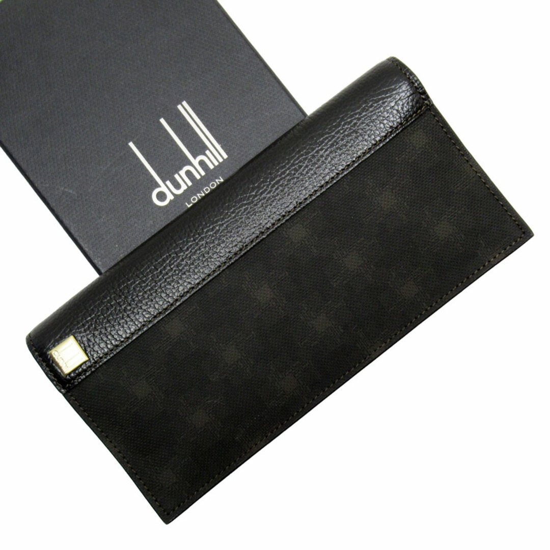 Dunhill - ダンヒル Dunhill 二つ折り長財布 レザー/コーティング