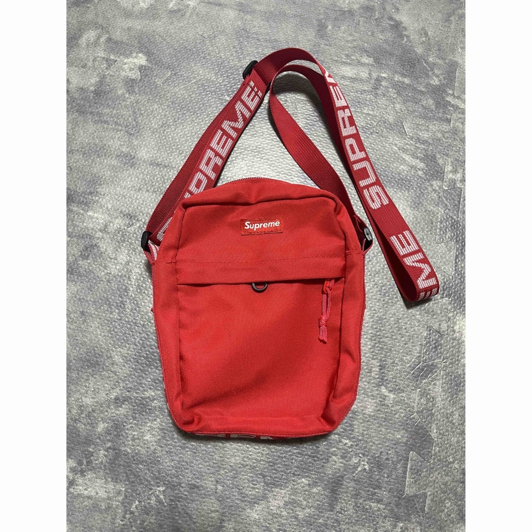 正規品美品Supreme2018ss Shoulder Bagショルダーバッグ赤