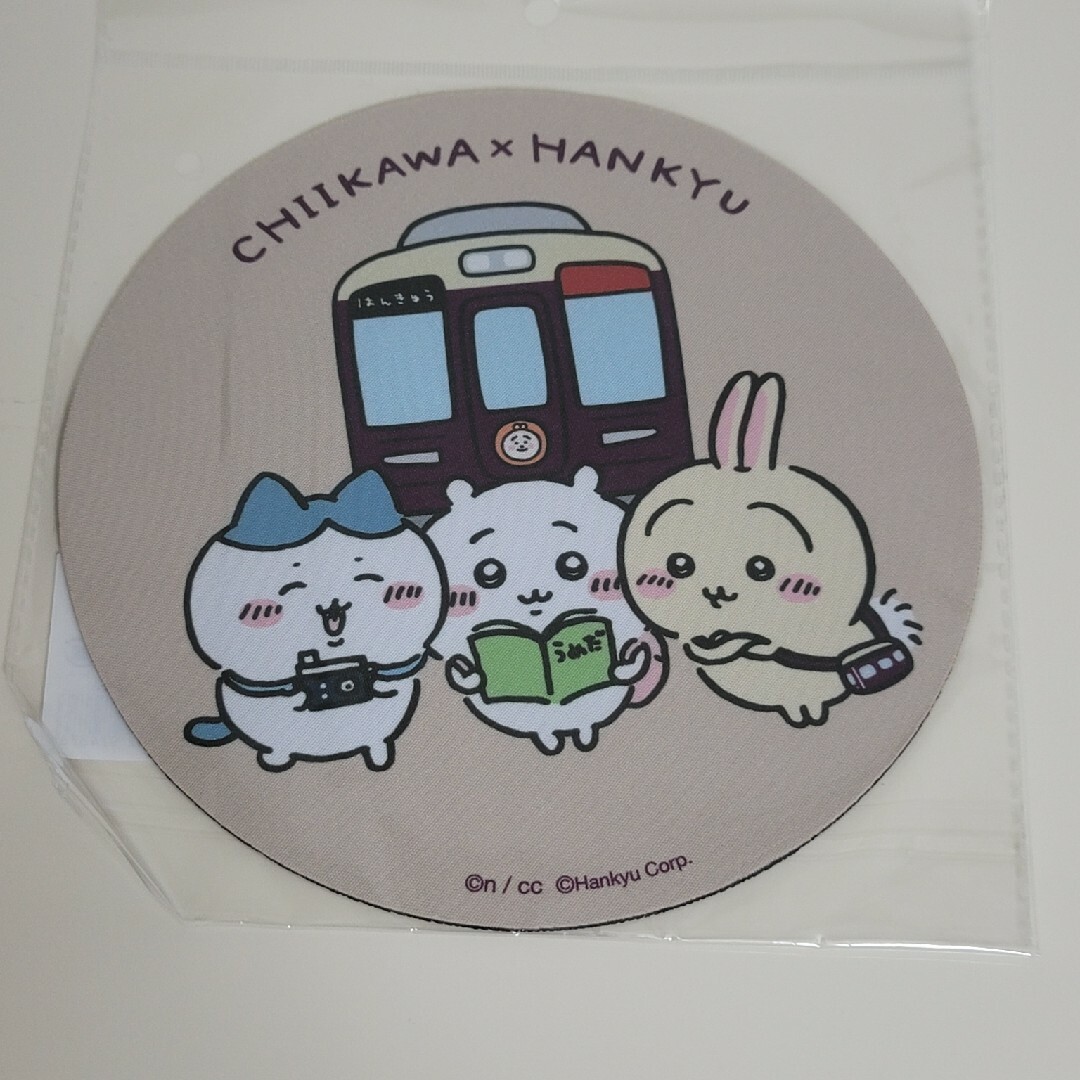 ちいかわ(チイカワ)のちいかわ 阪急電車 マウスパッド スマホ/家電/カメラのPC/タブレット(その他)の商品写真