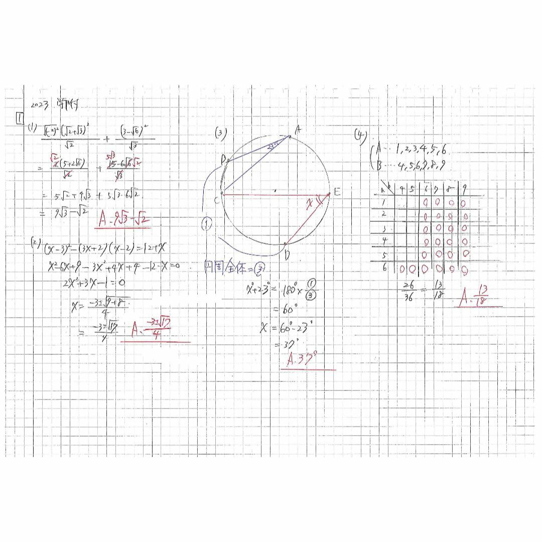 塾講師オリジナル 今だけ4割引 入試数学解説 全問動画付 最難関21高 2023 エンタメ/ホビーの本(語学/参考書)の商品写真