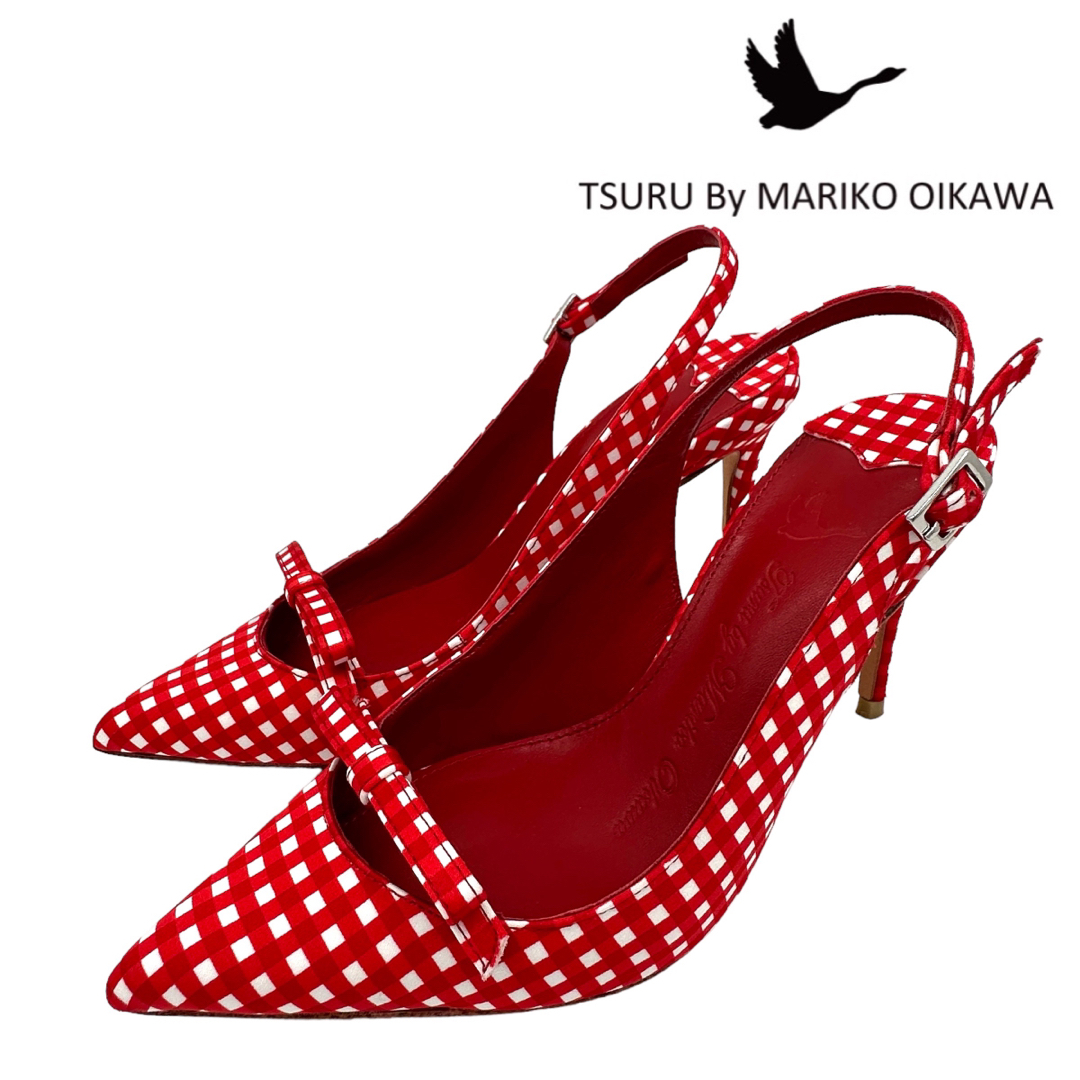 TSURU by Mariko Oikawa(ツルバイマリコオイカワ)の〈極美品〉TsurubyMarikoOikawa ツルバイ【22.5】パンプス レディースの靴/シューズ(ハイヒール/パンプス)の商品写真