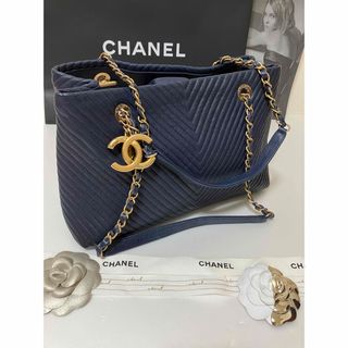 CHANEL - 専用♡超美品☆シャネル トートバッグ シェブロン ショルダー ...