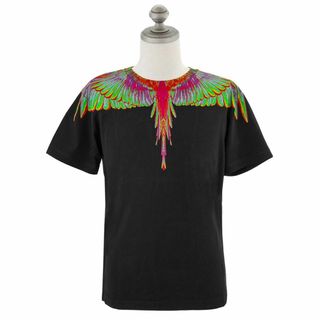 マルセロブロン(MARCELO BURLON)の半袖Tシャツ マルセロバーロン CMAA018R20JER008 ブラック S(Tシャツ/カットソー(半袖/袖なし))