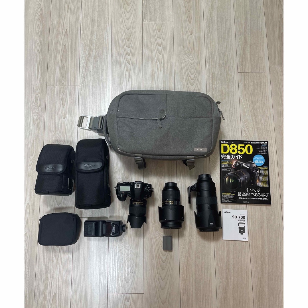Nikon - NIKON D850 すぐ撮影セット(レンズ・ストロボ・バッグ等付き