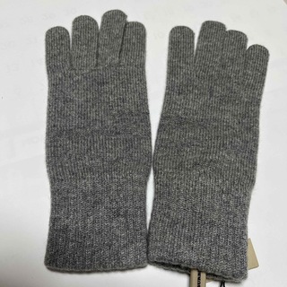 バーバリー(BURBERRY)の#バーバリー#新品#カシミヤ手袋#保温性高い#メンズ＃グレー#スコットランド製(手袋)