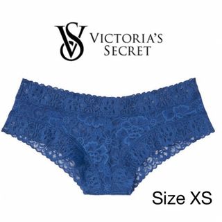 ヴィクトリアズシークレット(Victoria's Secret)のフローラルレースチーキー♡ブルー(ショーツ)