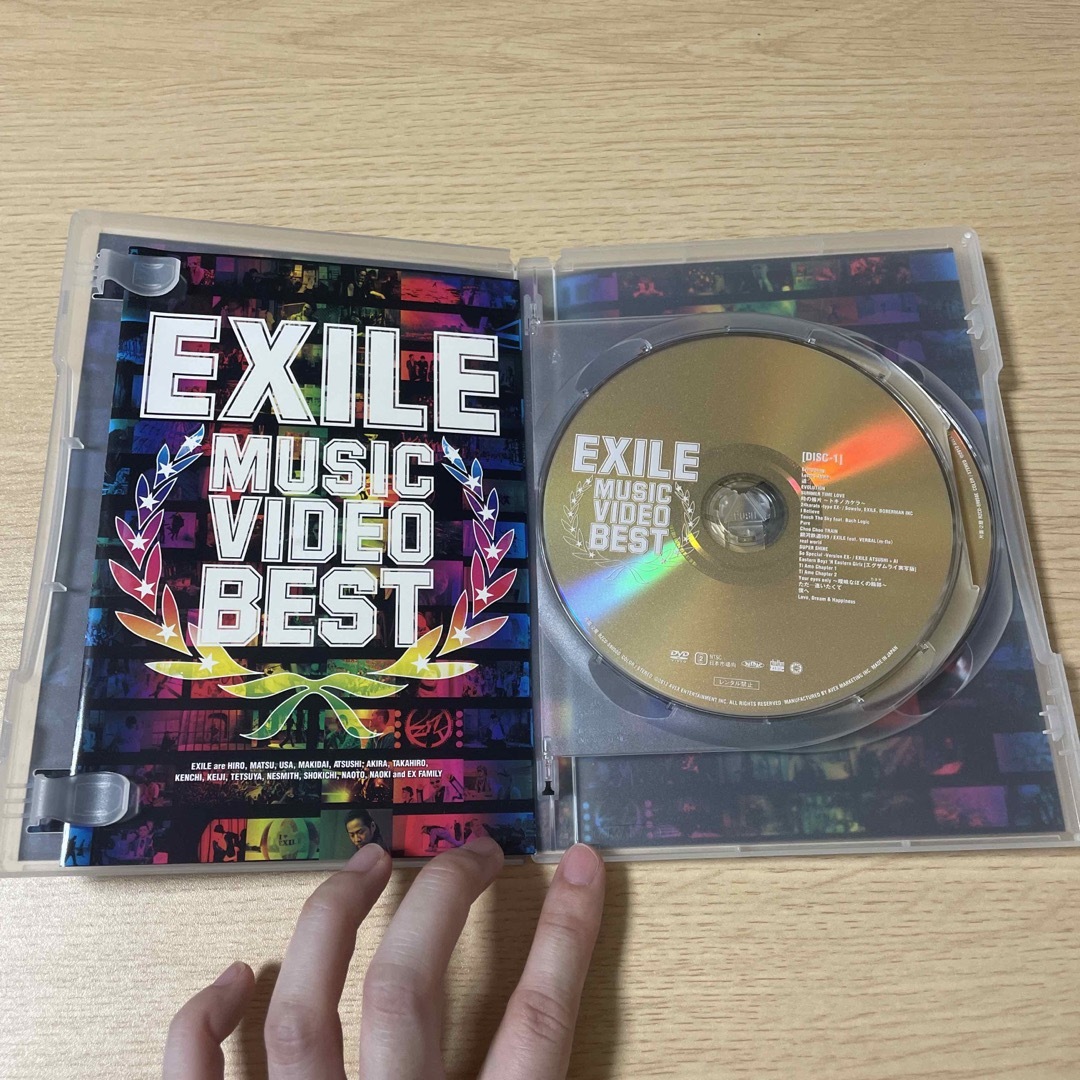 EXILE MUSIC VIDEO BEST エンタメ/ホビーのDVD/ブルーレイ(ミュージック)の商品写真