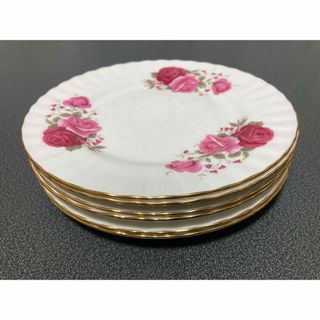 ロイヤルアルバート(ROYAL ALBERT)のRoyal Albert ロイヤルアルバート　薔薇ローズ　18㎝プレート6枚(食器)