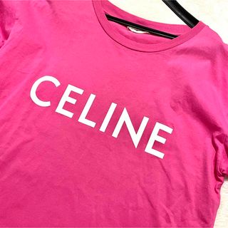 celine - 人気 CELINE セリーヌ 21SS ルーズ ロゴ プリント Tシャツ