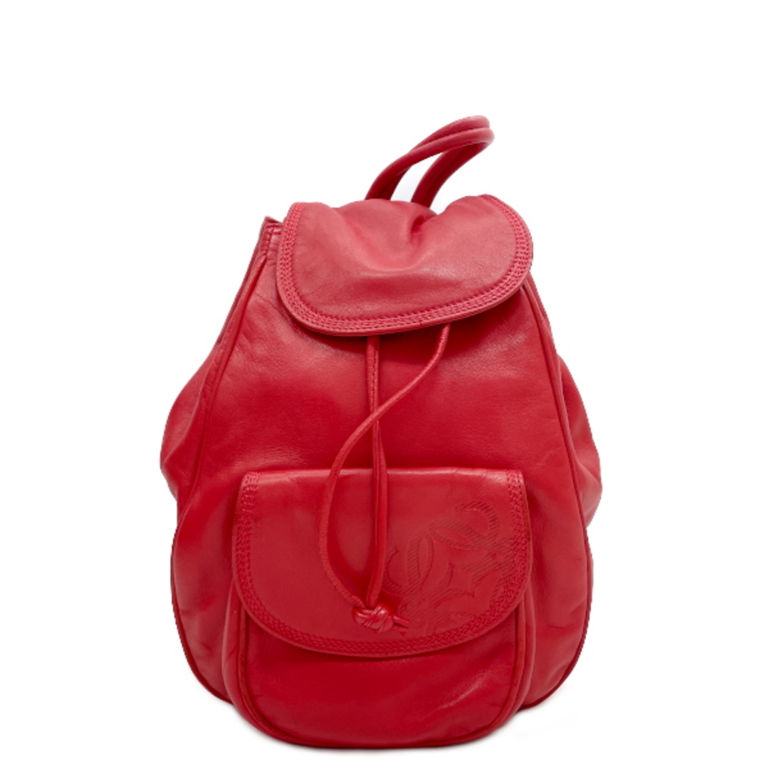 LOEWE ロゴ アナグラム 巾着 ミニ ナッパ ヴィンテージ リュック