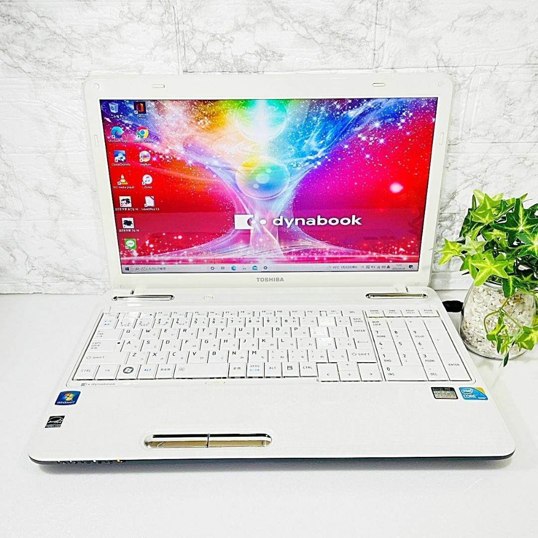 25【大容量1000GB\u0026カメラ】すぐ使える東芝ノートPC⭐Office⭐初心者