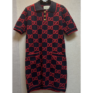 Gucci - グッチ ニットワンピース GGニットドレスの通販 by akala's