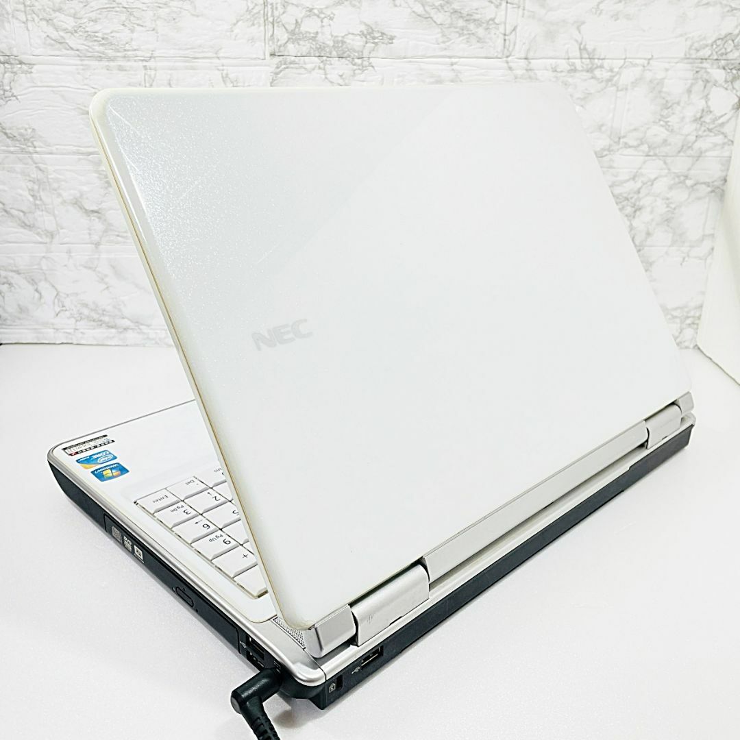 NEC - 綺麗な白✨すぐ使えるノートパソコン オフィス付き✨写真