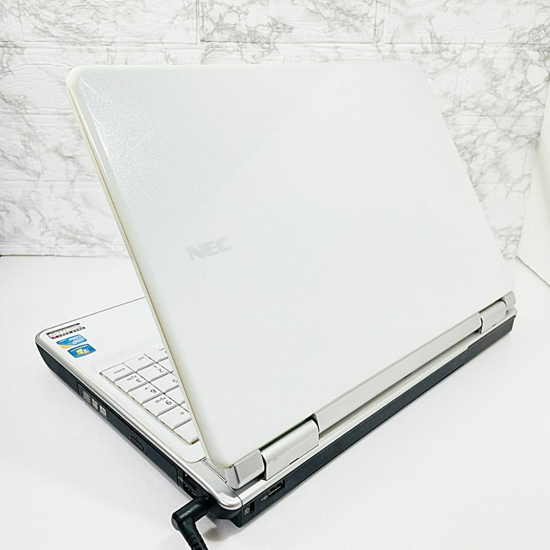 NECホワイトカラー✨Windows11Core i3ノートオフィス付初心者向け-