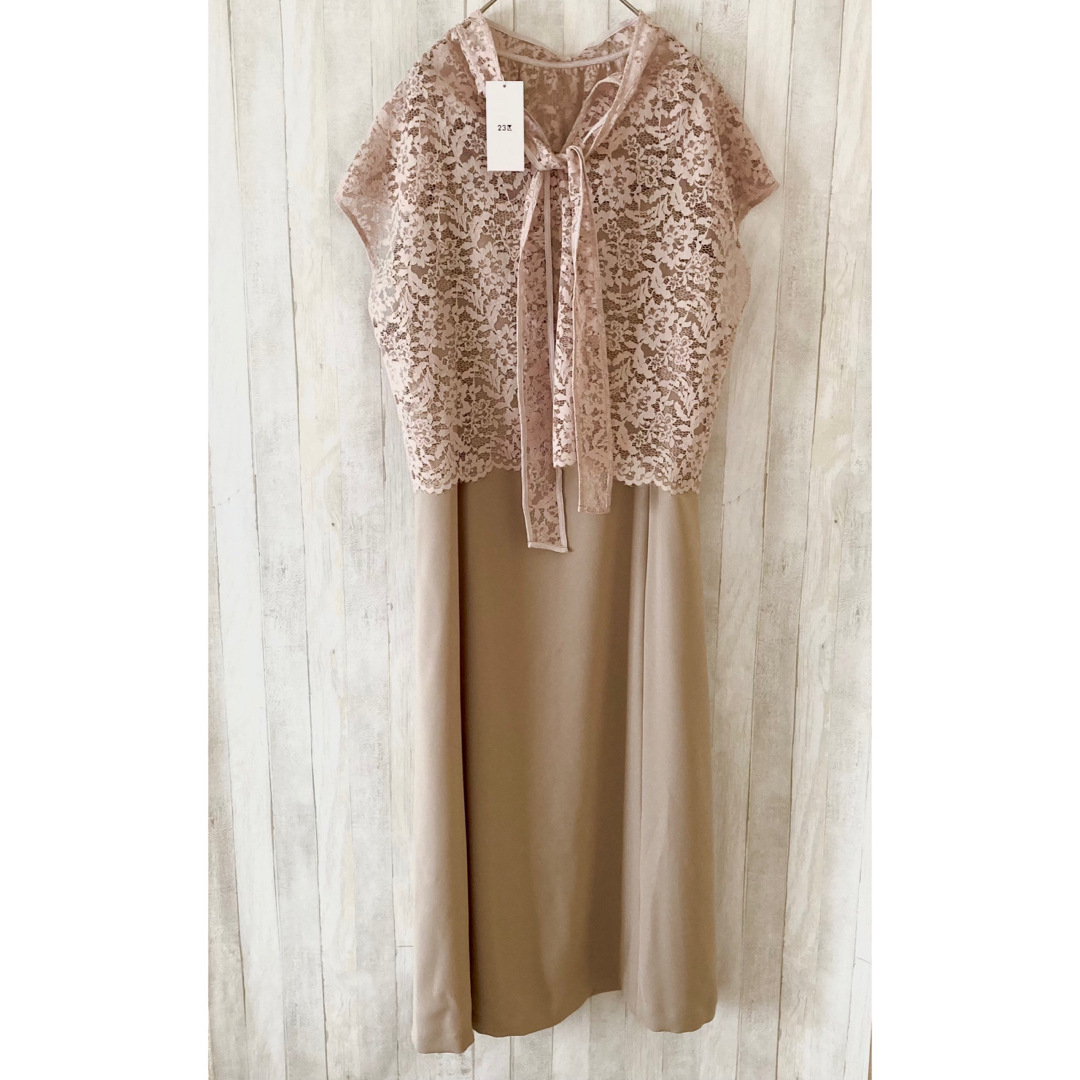 23区 - 2023SS 23区 定価4万 レースコンビドレス 結婚式 二次会 新品未