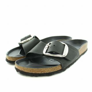 ビルケンシュトック(BIRKENSTOCK)のBIRKENSTOCK MADRID Big Buckle サンダル 37 黒(サンダル)