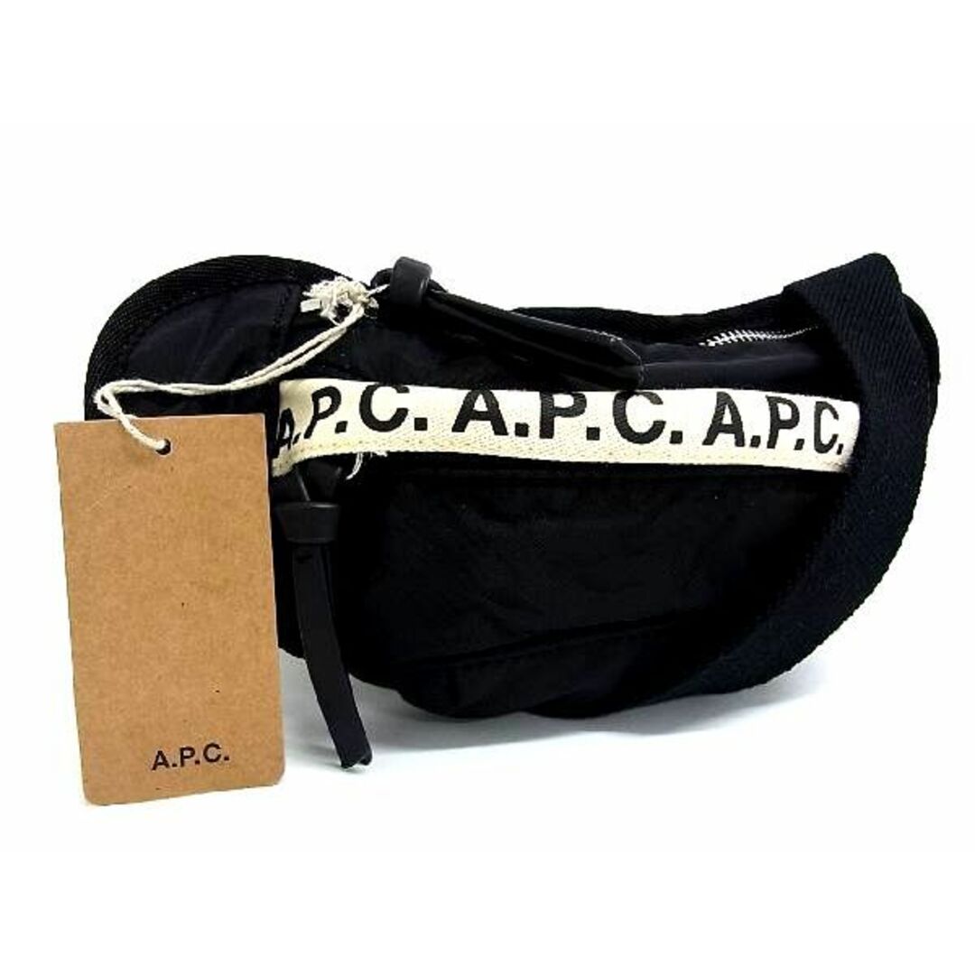 ■新品■未使用■ A.P.C.アーペーセー ナイロン ショルダーバッグ クロスボディ ボディバッグ 斜め掛け レディース ブラック系 BC3950NZ