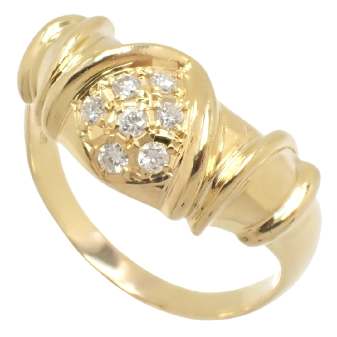 ノーブランドリング・指輪 ダイヤモンド リング K18 イエローゴールド YG ゴールド金 40802063992リング(指輪)