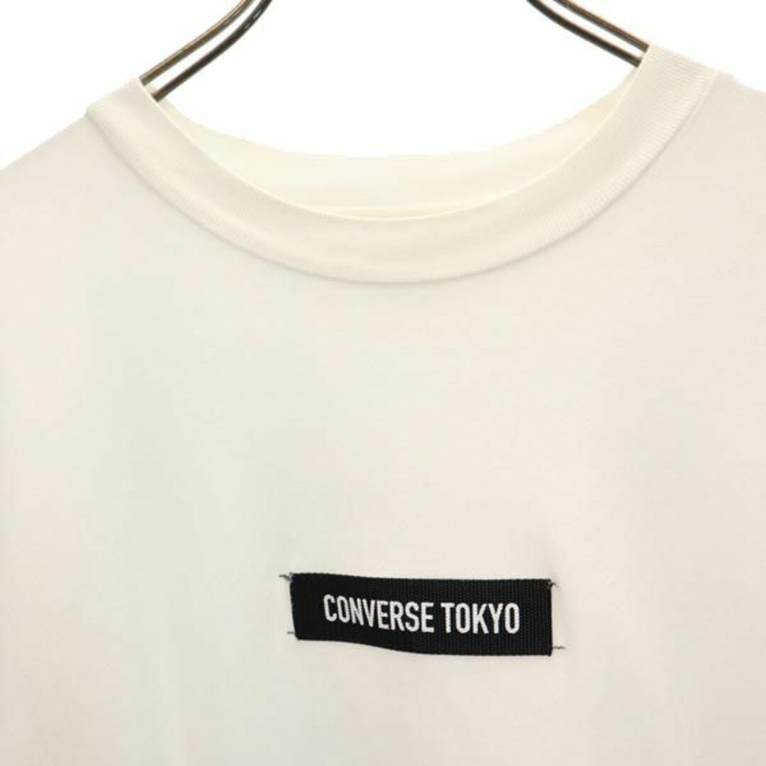 CONVERSE(コンバース)のコンバース 日本製 半袖 Tシャツ 3 ホワイト系 CONVERSE ロゴ メンズ 【中古】  【230809】 メール便可 メンズのトップス(Tシャツ/カットソー(半袖/袖なし))の商品写真