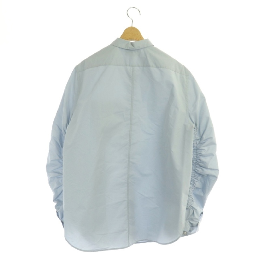 3.1 フィリップリム ギャザースリーブ シャツ オーバーサイズ 長袖 2 水色 1