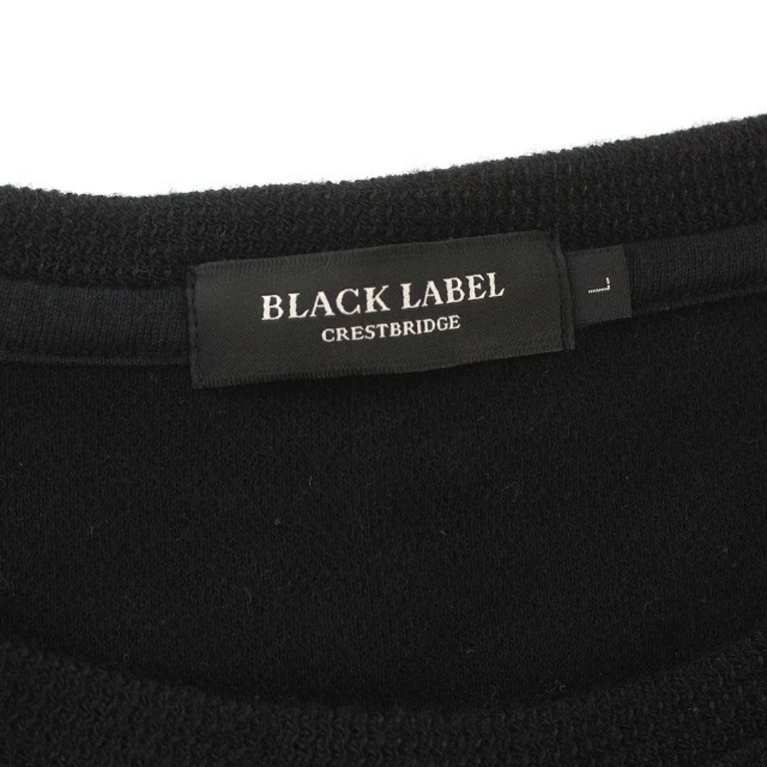 BLACK LABEL CRESTBRIDGE(ブラックレーベルクレストブリッジ)のBLACKLABEL CRESTBRIDGE ロンT カットソー 長袖 L 黒 メンズのトップス(Tシャツ/カットソー(七分/長袖))の商品写真