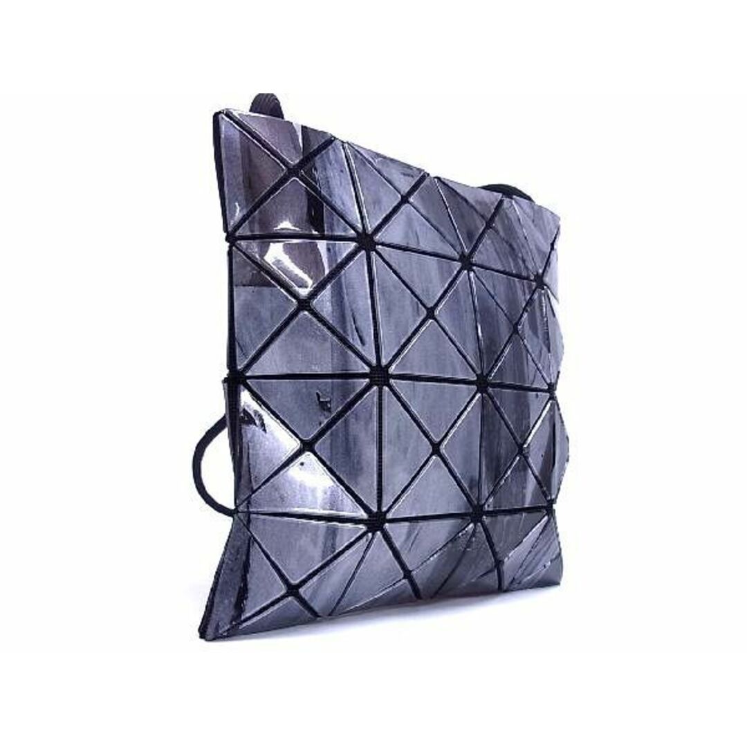 ■新品■未使用■ BAOBAO ISSEY MIYAKE バオバオイッセイミヤケ PVC 総柄 ショルダーバッグ グレー系×ブラック系 AK7298