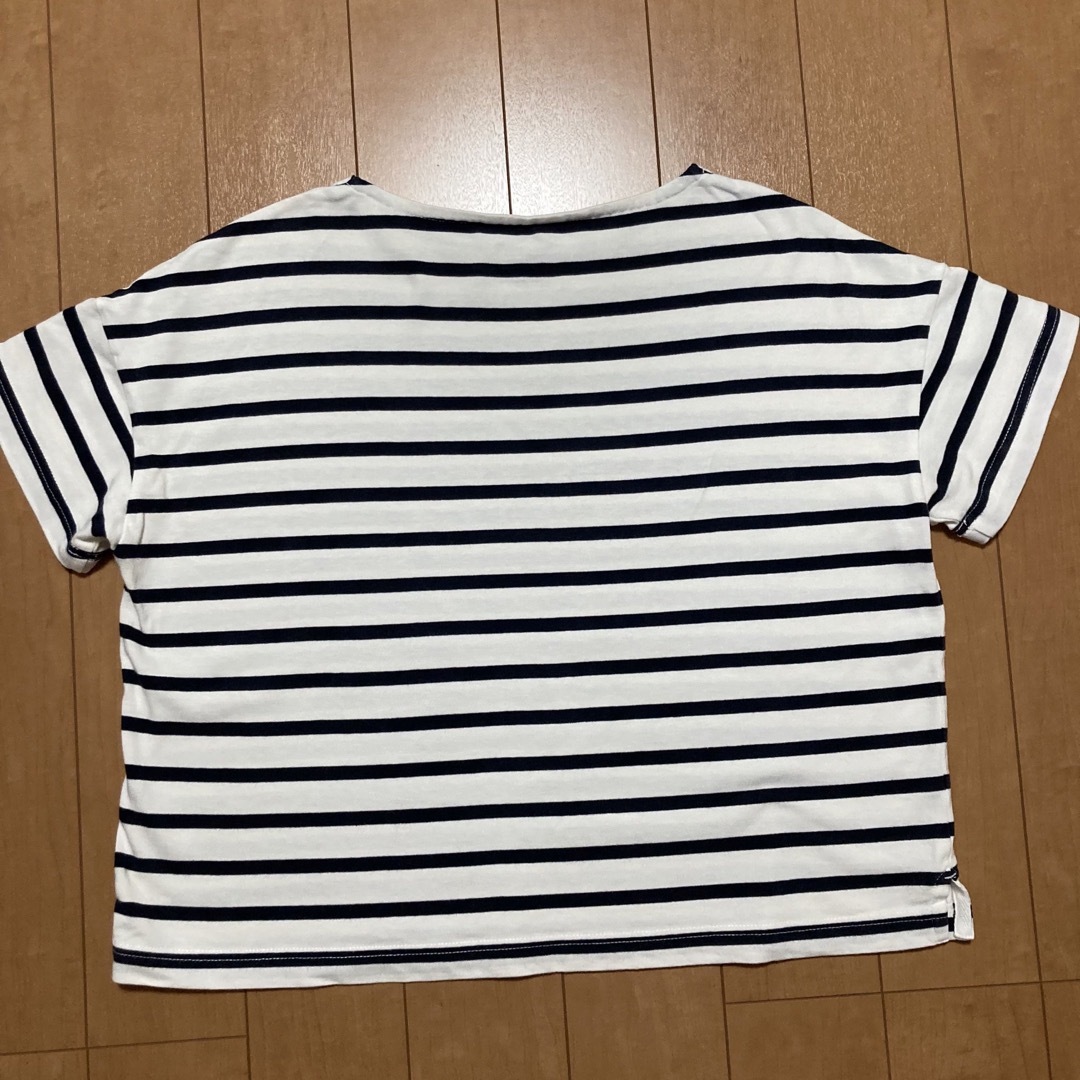 MUJI (無印良品)(ムジルシリョウヒン)の無印ボーダーTシャツ レディースのトップス(Tシャツ(半袖/袖なし))の商品写真