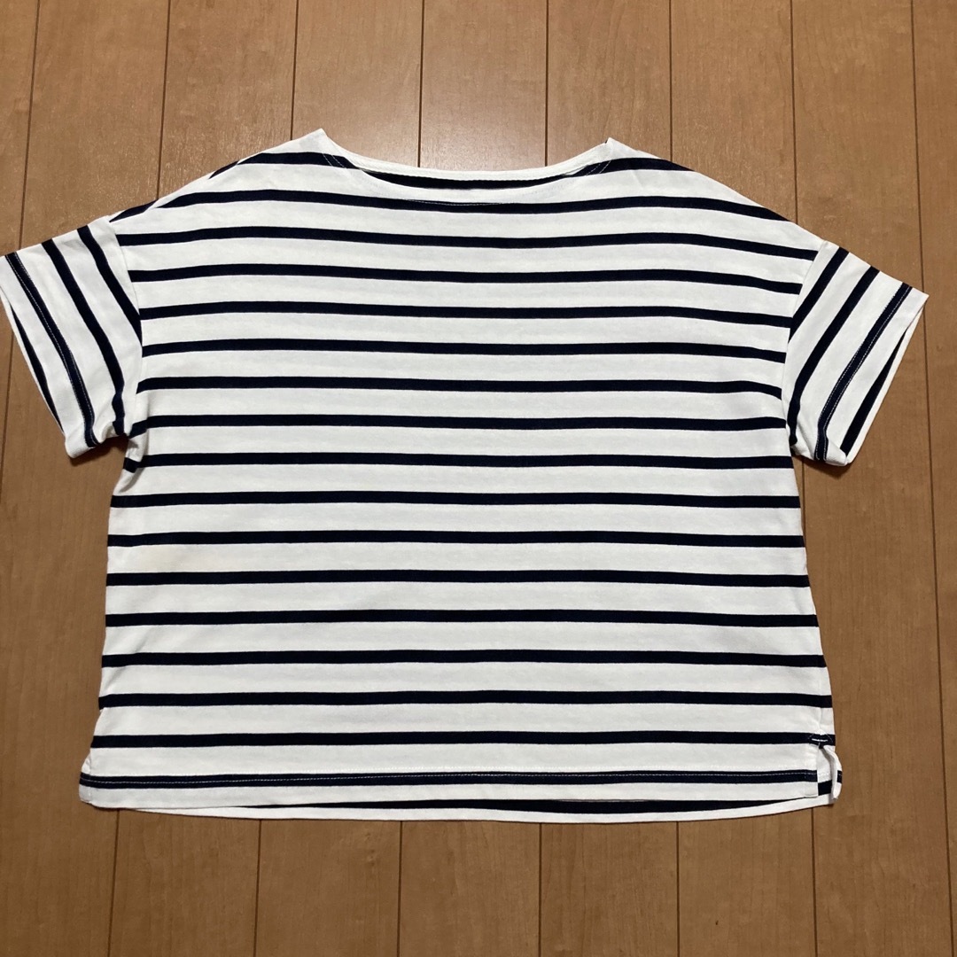 MUJI (無印良品)(ムジルシリョウヒン)の無印ボーダーTシャツ レディースのトップス(Tシャツ(半袖/袖なし))の商品写真