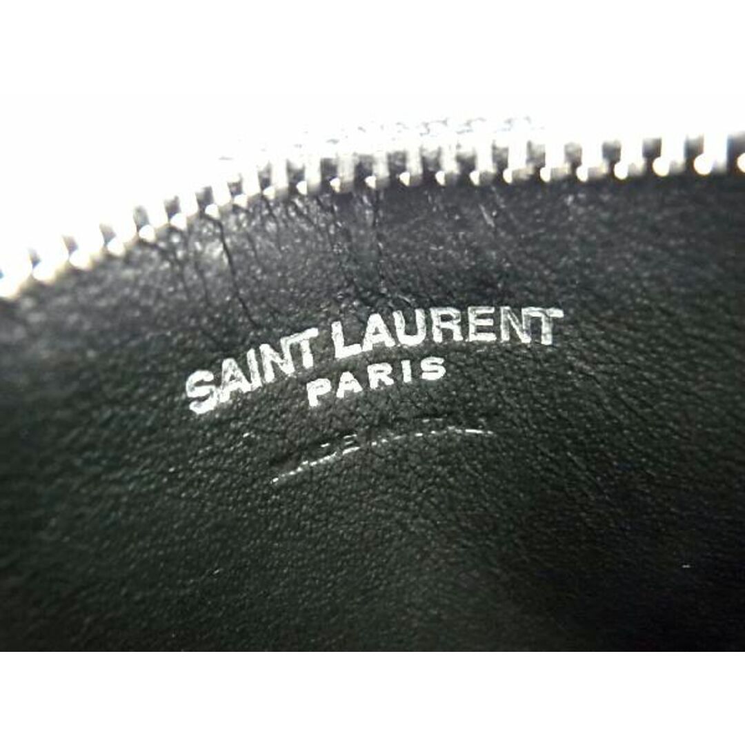 Saint Laurent(サンローラン)の■新品同様■ SAINT LAURENT サンローラン MRT458593 ジップフラグメント レザー カードケース カード入れ ブラック系 AB6288ｱZ レディースのファッション小物(パスケース/IDカードホルダー)の商品写真