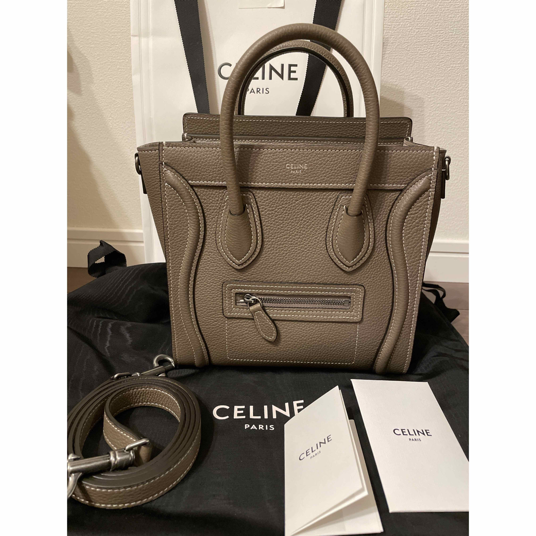 新品・未使用＊CELINE セリーヌ ラゲージ ナノ スリ