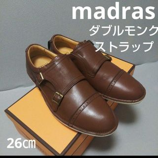 マドラス(madras)の新品20900円☆madras MODELLOダブルモンクストラップスニーカー茶(スニーカー)