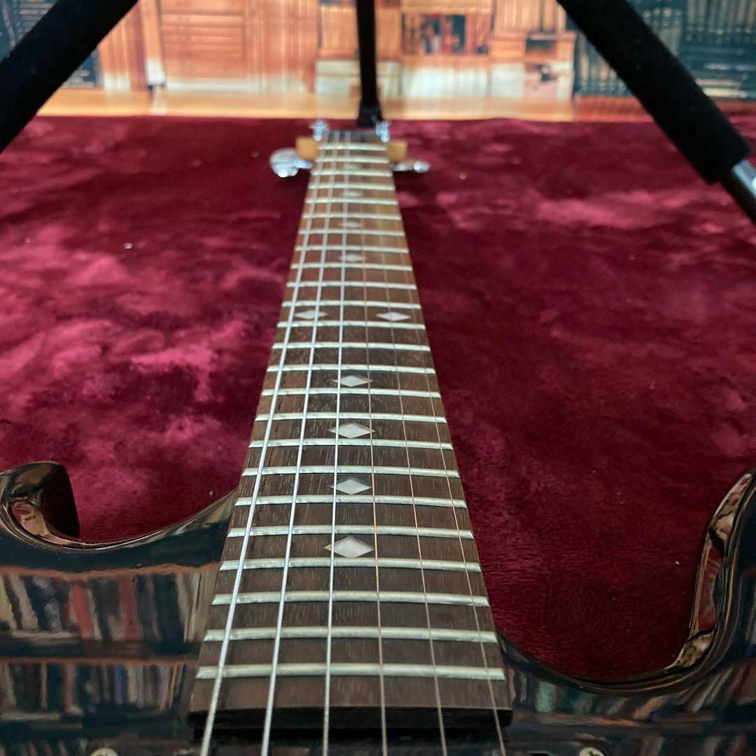 6077】 B.C.Rich モッキンバード 黒 弦交換不要 ビーシーリッチ