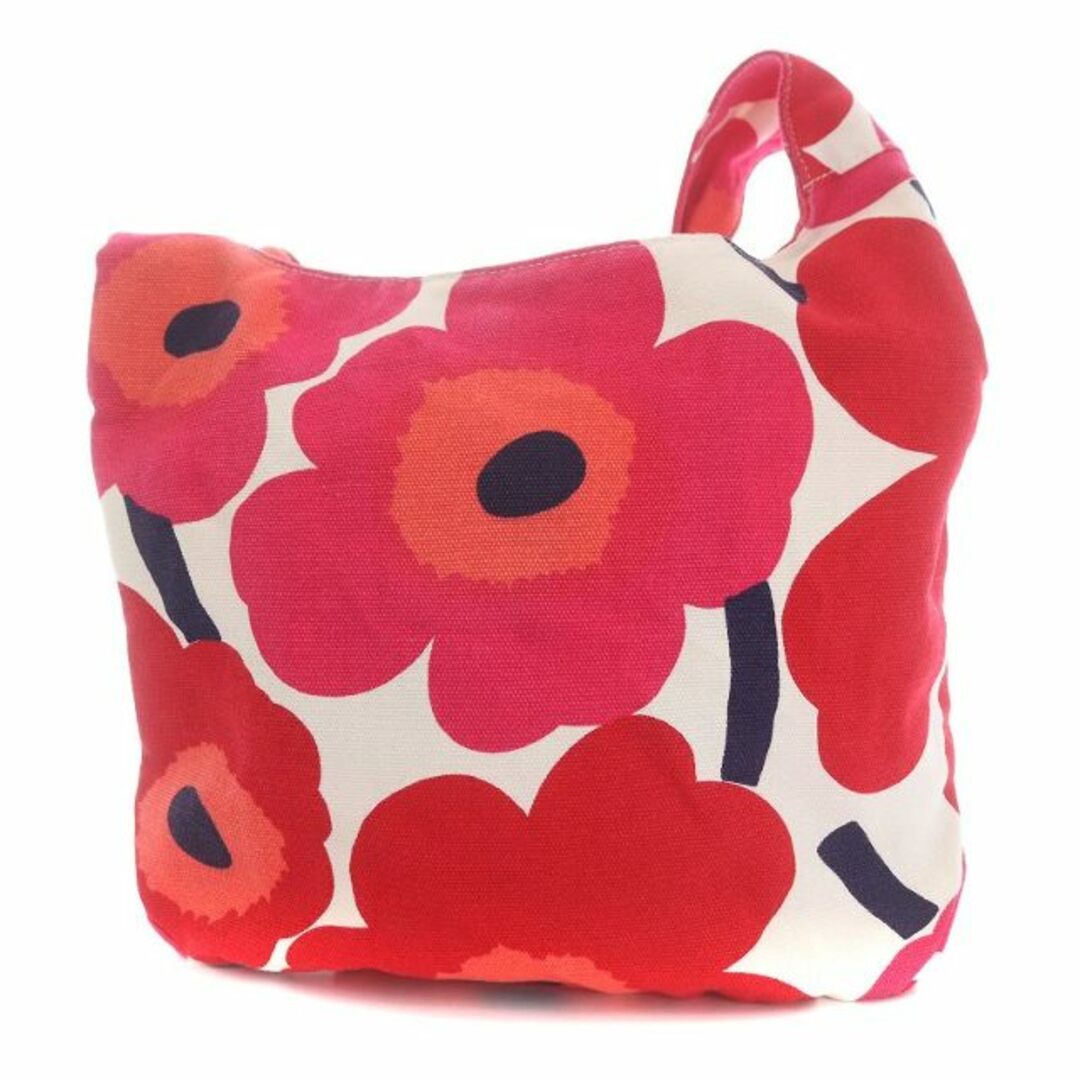 marimekko(マリメッコ)のマリメッコ ウニッコ ワンショルダーバッグ 花柄 キャンバス 赤 ピンク 紺 白 レディースのバッグ(ショルダーバッグ)の商品写真