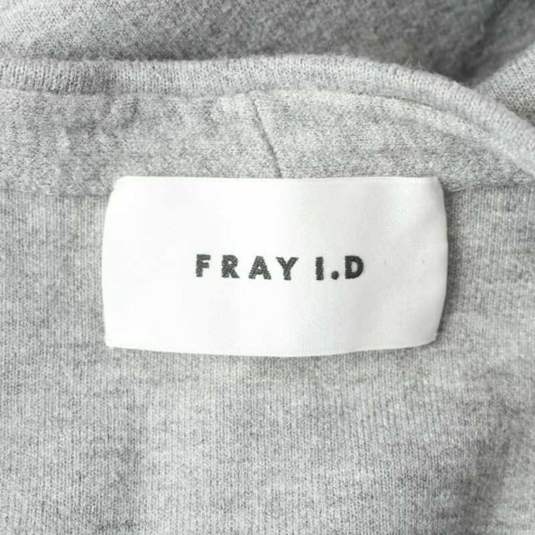 FRAY I.D(フレイアイディー)のフレイアイディー ノーカラーコート ロング 七分袖 F グレー レディースのジャケット/アウター(その他)の商品写真