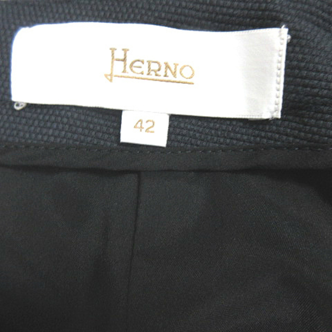 HERNO(ヘルノ)のヘルノ HERNO コットン ストレッチ 膝丈 スリット タイトスカート 42 レディースのスカート(その他)の商品写真