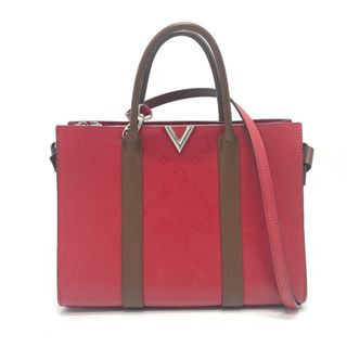 ルイヴィトン(LOUIS VUITTON)のルイヴィトン LOUIS VUITTON ヴェリートートMM M42889 モノグラム 2WAY トートバッグ レザー レッド(トートバッグ)