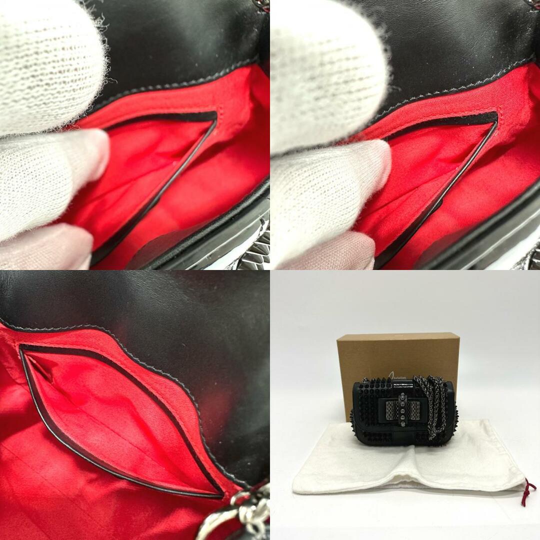 ✨美品✨Christian louboutin スパイクスタッズショルダーバッグ