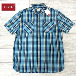 リーバイス(Levi's)の新品タグ付！リーバイス LEVI'S タータンチェック メンズ 半袖シャツ(シャツ)