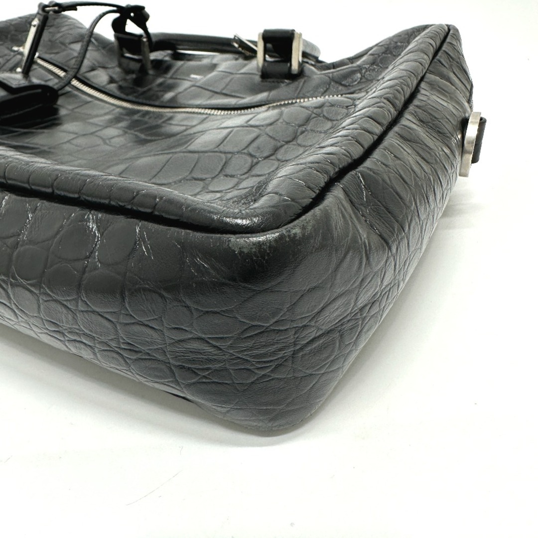 イヴ・サンローラン YVES SAINT LAURENT ビジネスバッグ 656670 型押し