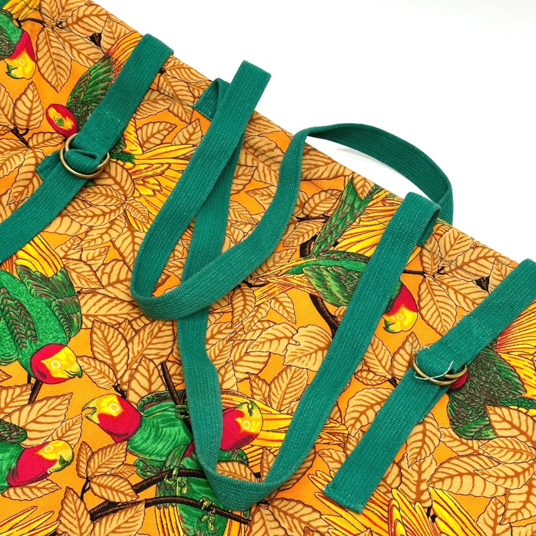 HERMES - エルメス HERMES インコ 鳥柄 カバン トートバッグ HERMES - エルメス HERMES インコ 鳥柄 カバン トートバッグ