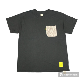 HEAD ヘッド　異素材 ポケット Tシャツ　黒TEE ブラック(Tシャツ/カットソー(半袖/袖なし))