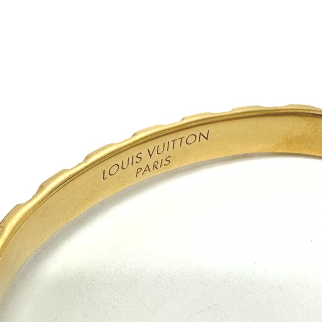 ルイヴィトン LOUIS VUITTON ブレスレット・リジッド ピロー ナノグラム M00779 モノグラム ブレスレット ファッション小物 アクセサリー バングル メタル ゴールド 美品 7